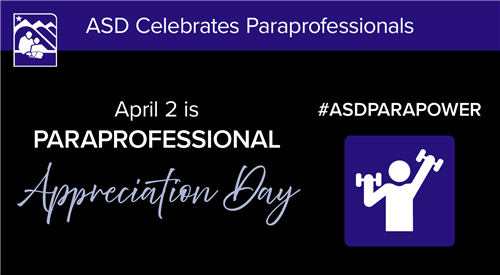 April 2 Paraprofessional Day, icon with weights