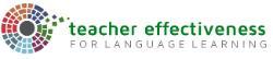Teacher Effectiveness for Language Learning Logo 