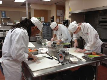 students at work 