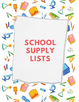  school supplies
