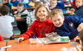  Kids eating Breakfast