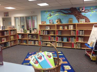 inside library 