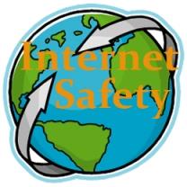 Image of a globe with Internet Safety written across it.