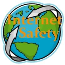 Image of a globe with Internet Safety written across it.