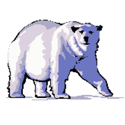 Ursa minor polar bear logo 