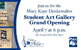 Mary Kaye Denkewalter Student Art Gallery Grand Opening 