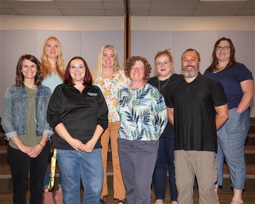 photo of T. Metzger, E. Vanderwheele, A.Armstrong, M. Richards, C. Torbensen, M. Handeland, J. Wall, M. Brown