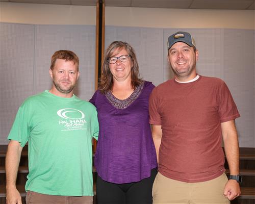 photo of J. Yarger, K. Senden, Z. Bloom