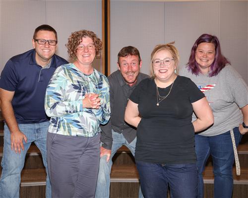 photo of D. Petersen, C. Torbensen, B. Mason, M. Handeland, A. Logan