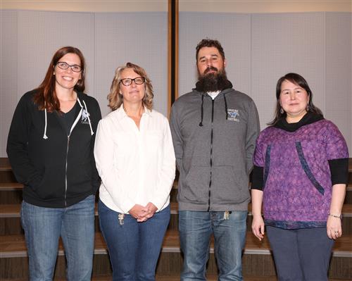photo of Mrs Fullmer, Mrs Moffett, Mr Wartman, Mrs Wendell