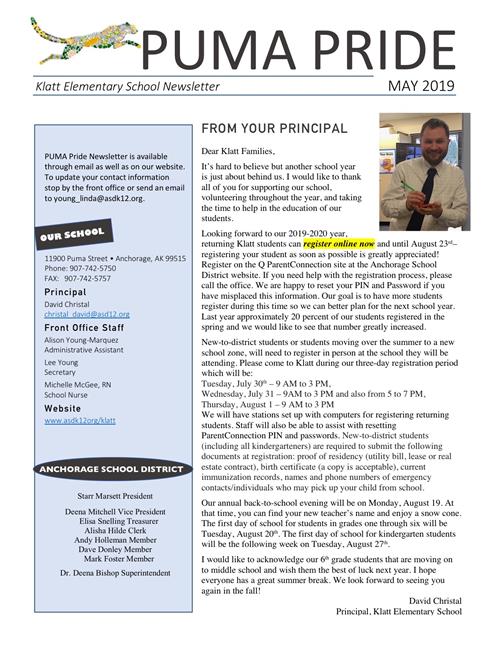 school newsletters school newsletters elementary newsletters