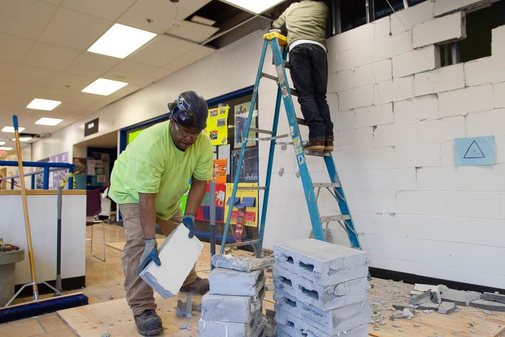 damage at KTHS 