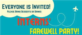  Interns Farewell Celebration (May 16)