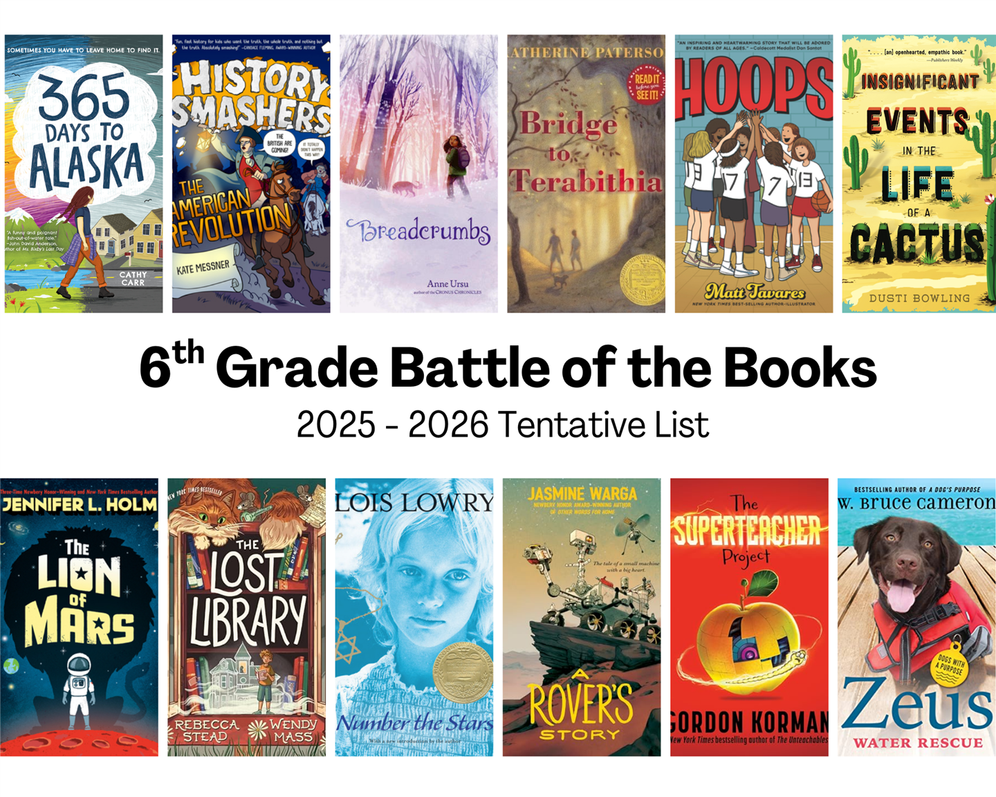 6th Grade Battle Titles 25-26