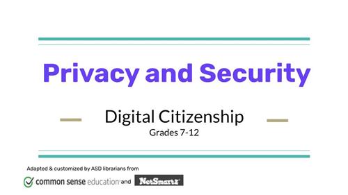 privacy and security lesson 