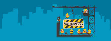 cartoon image with construction workers and the words "under construction"