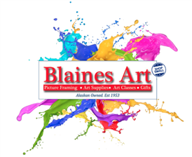 Blaines Art Supply Logo