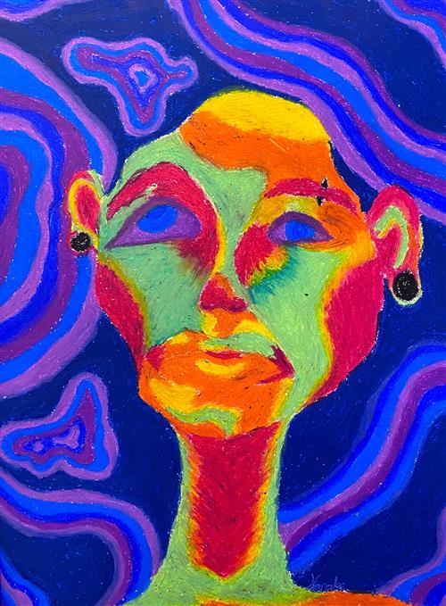 hana honkola oil pastels