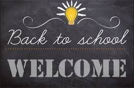 Welcome back to school