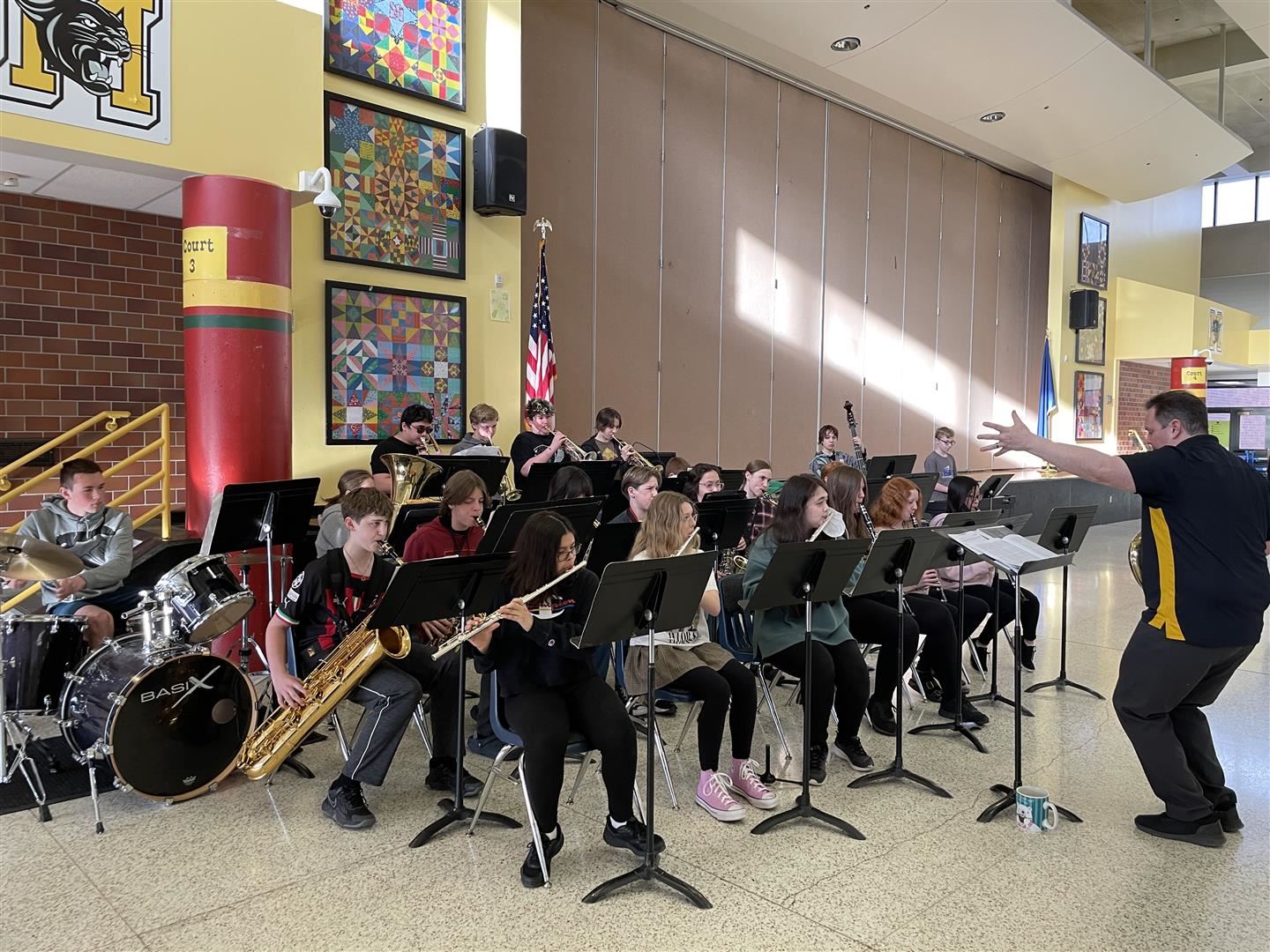 Mears Jazz Band Performing
