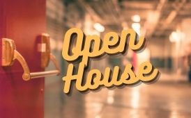 Open House - picture of open school door