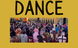  Group of students dancing