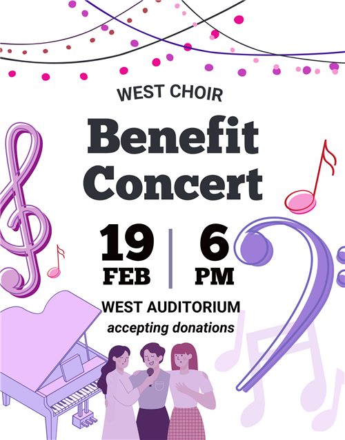 benefit concert flier