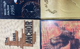  4 old West High yearbooks